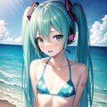 ミクさんで覚えておくビキニの柄④ 6枚目