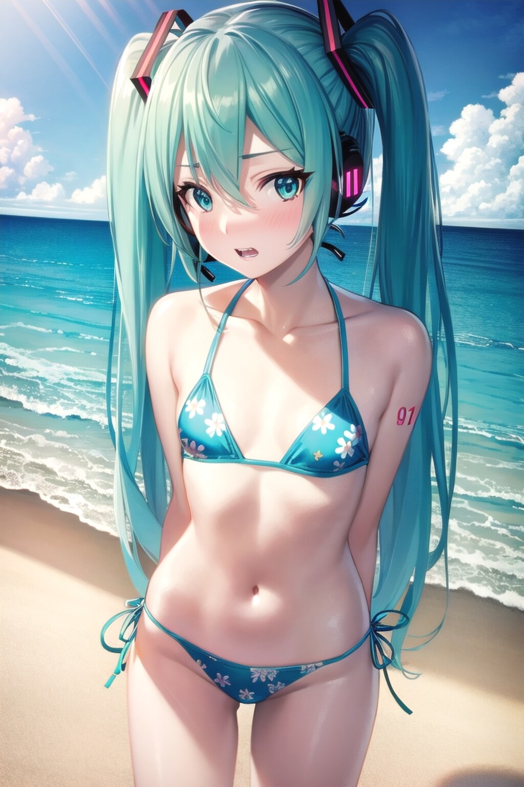 ミクさんで覚えておくビキニの柄④