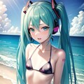 ミクさんで覚えておくビキニの柄④ 7枚目