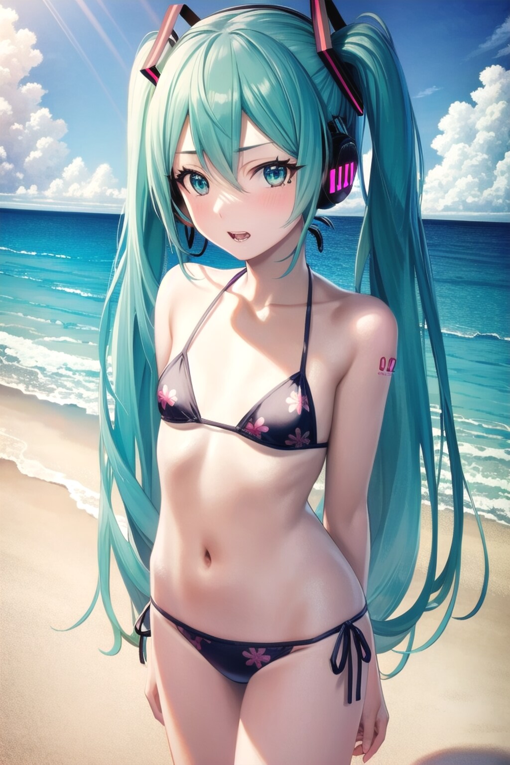 ミクさんで覚えておくビキニの柄④