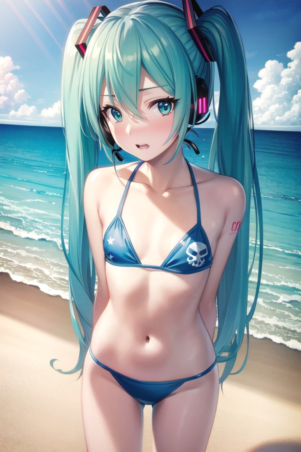ミクさんで覚えておくビキニの柄④