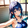 女子高生のいる日常/スクール水着の女神 3枚目