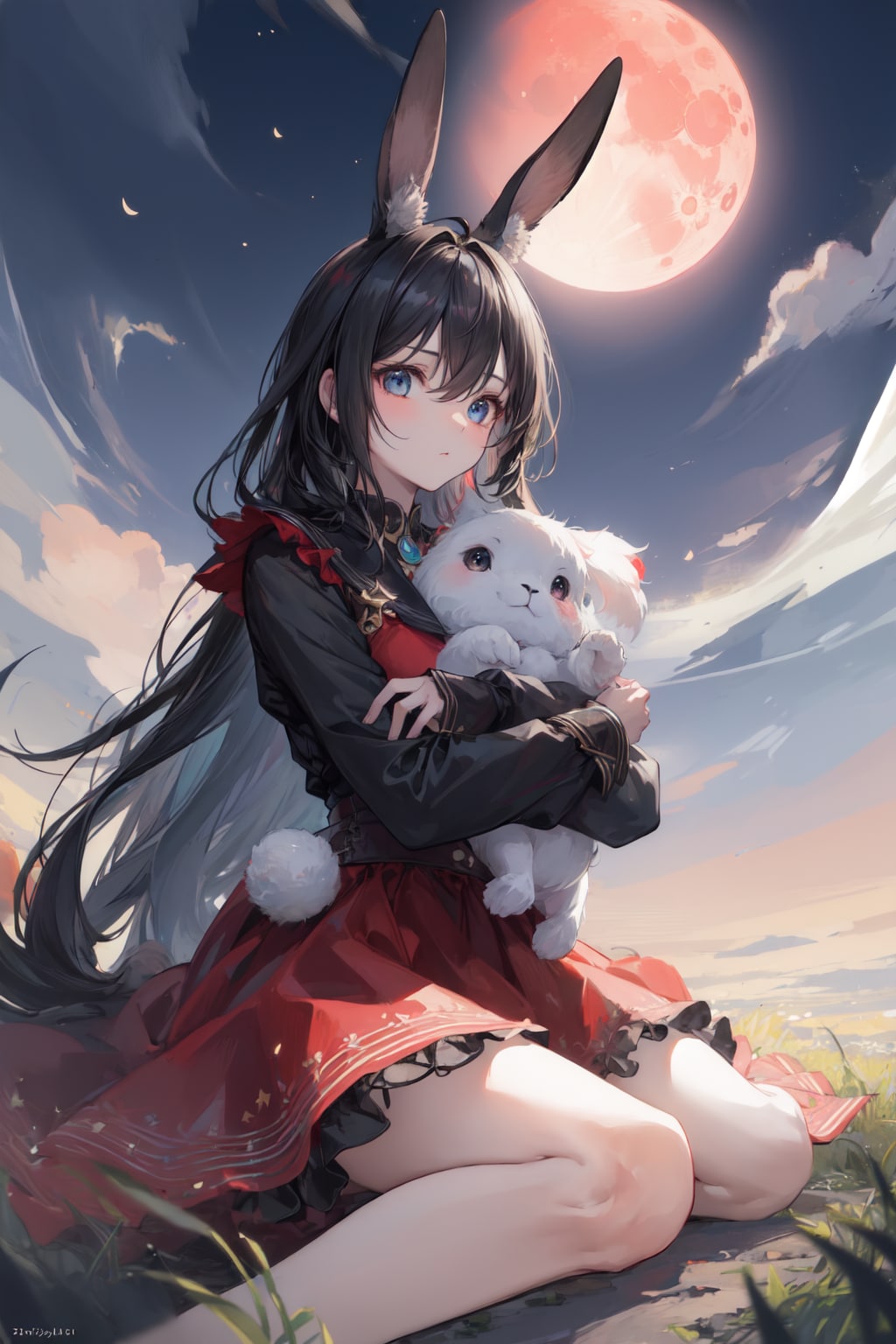 月兎 | の人気AIイラスト・グラビア