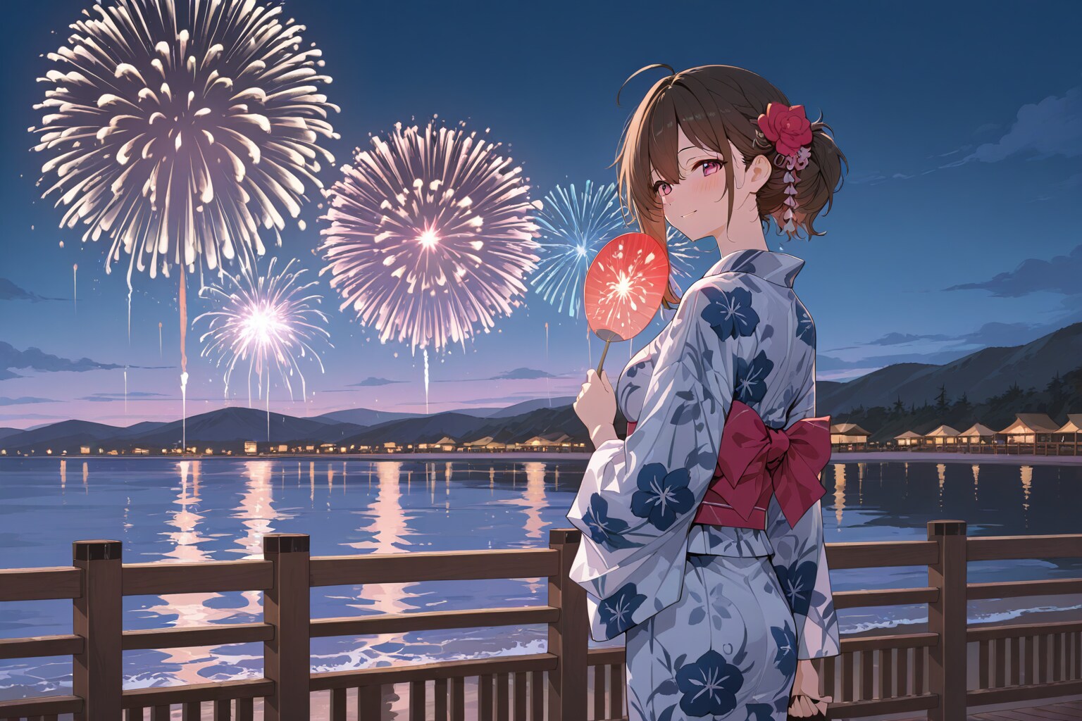 浴衣姿の少女