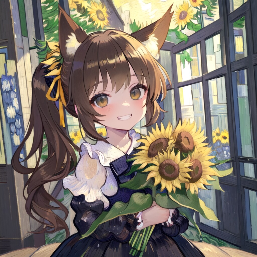 ひまわりと狐娘・三女