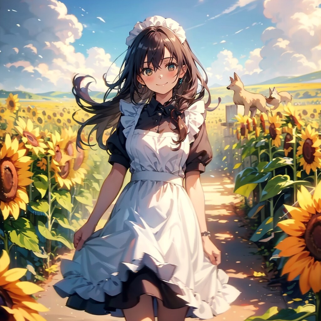 ひまわり | の人気AIイラスト・グラビア