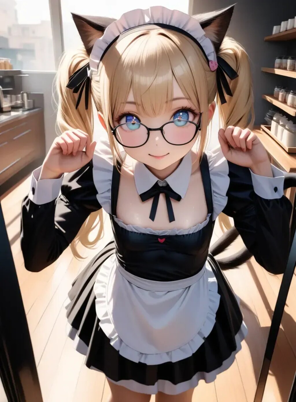 猫耳メイドさん