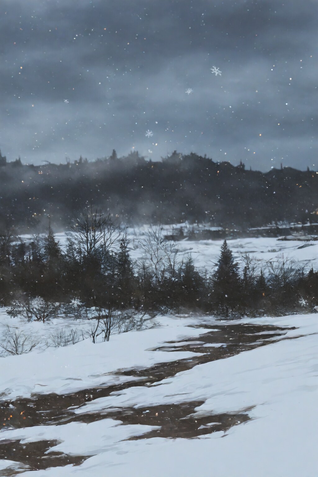 しんしんと降る雪