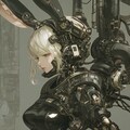 graphite bunny cosmic android girl sci-fi mode 黒鉛機械化兎耳隊 4枚目
