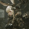 graphite bunny cosmic android girl sci-fi mode 黒鉛機械化兎耳隊 3枚目