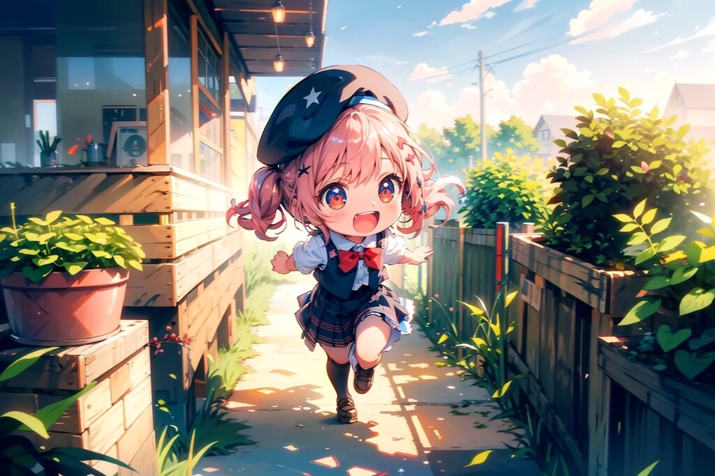 今日も元気だ-！。