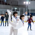 ペアスケート練習中 6枚目