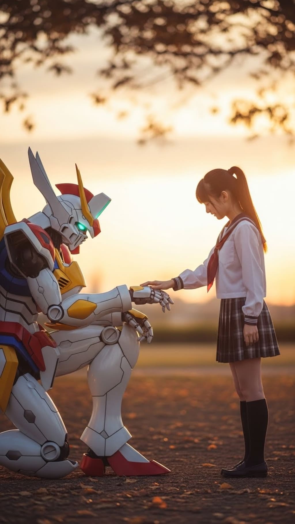 ママがロボット飼っちゃ駄目って...ごめんね