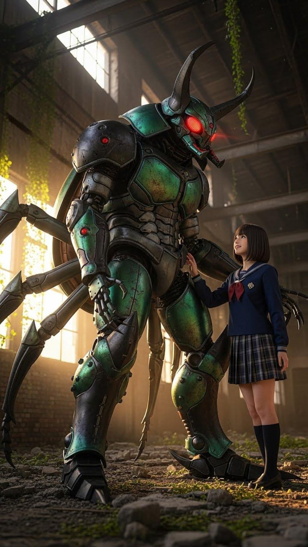 ママがロボット飼っちゃ駄目って...ごめんね