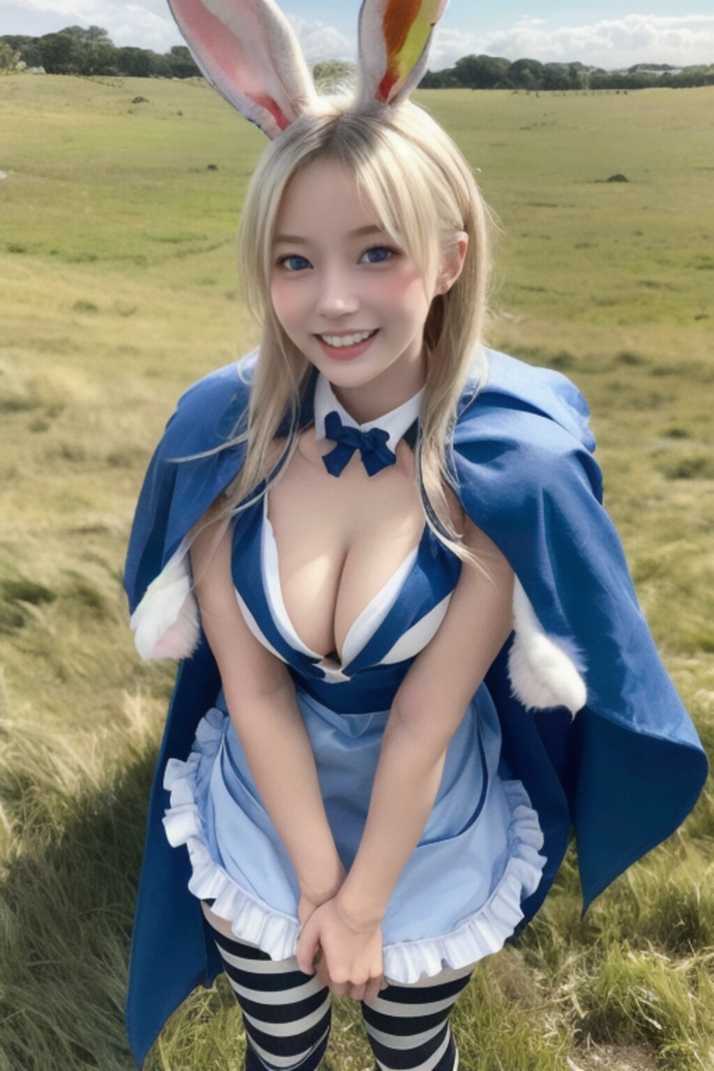 ウサギ牧場の看板娘