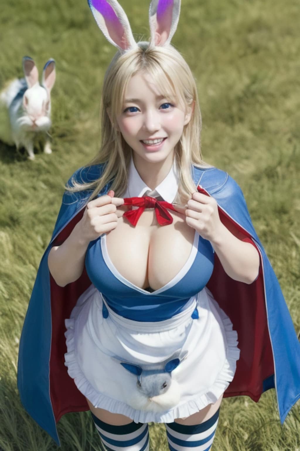 ウサギ牧場の看板娘