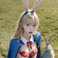 ウサギ牧場の看板娘 2枚目