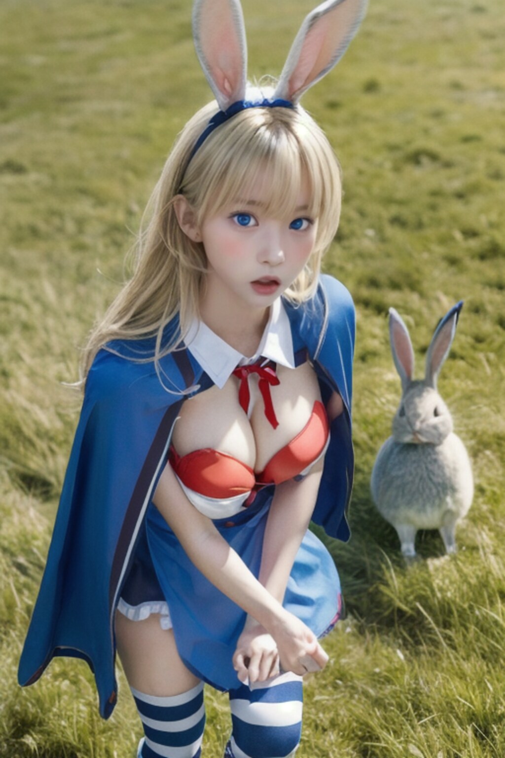 ウサギ牧場の看板娘