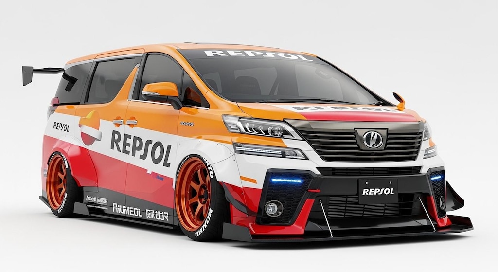 レプソルヴェルファイアレーシングカー