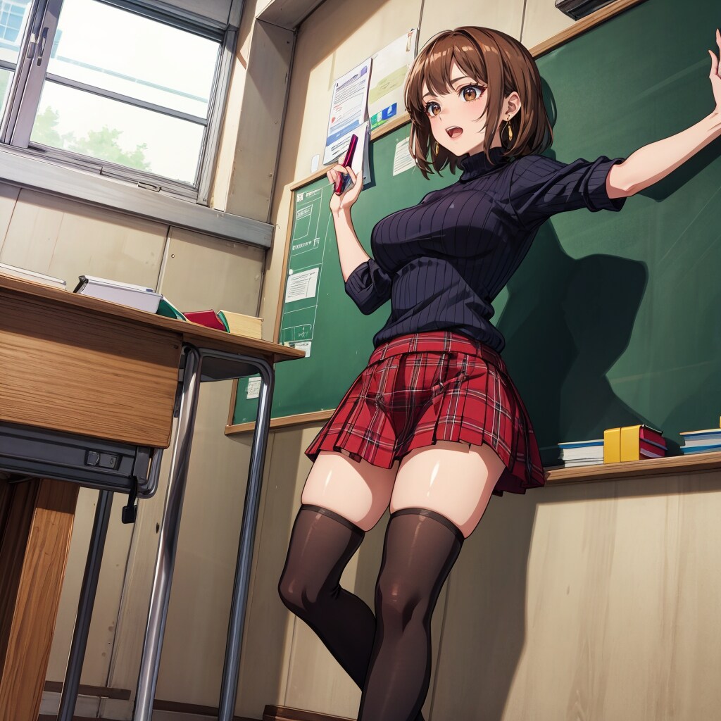 教育実習中の大学生