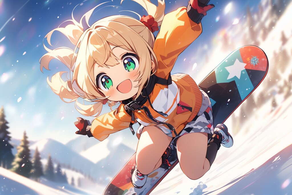 ゲレンデの茉莉花ちゃん