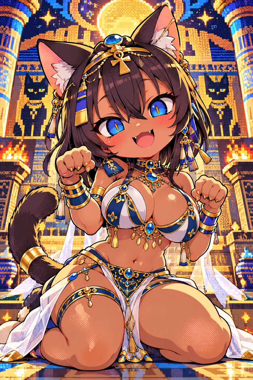ホルスちゃんとバステトちゃん