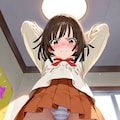 いろんなヒロインのパンツを下から見上げる。 2枚目
