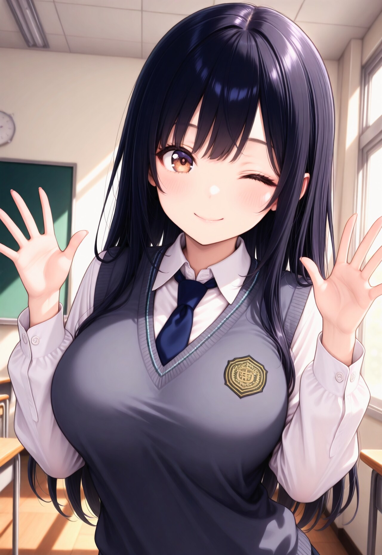 1393（グレーのベスト）