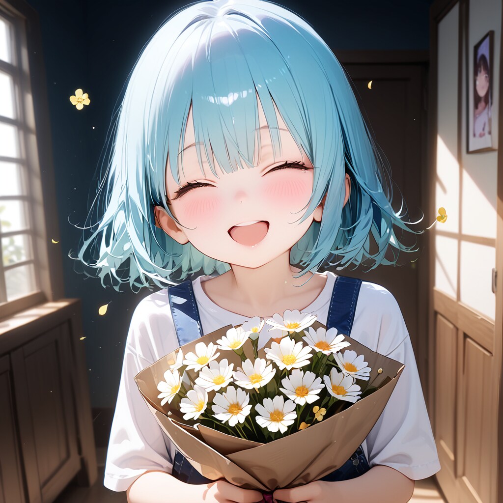 お花 摘んできたよ！