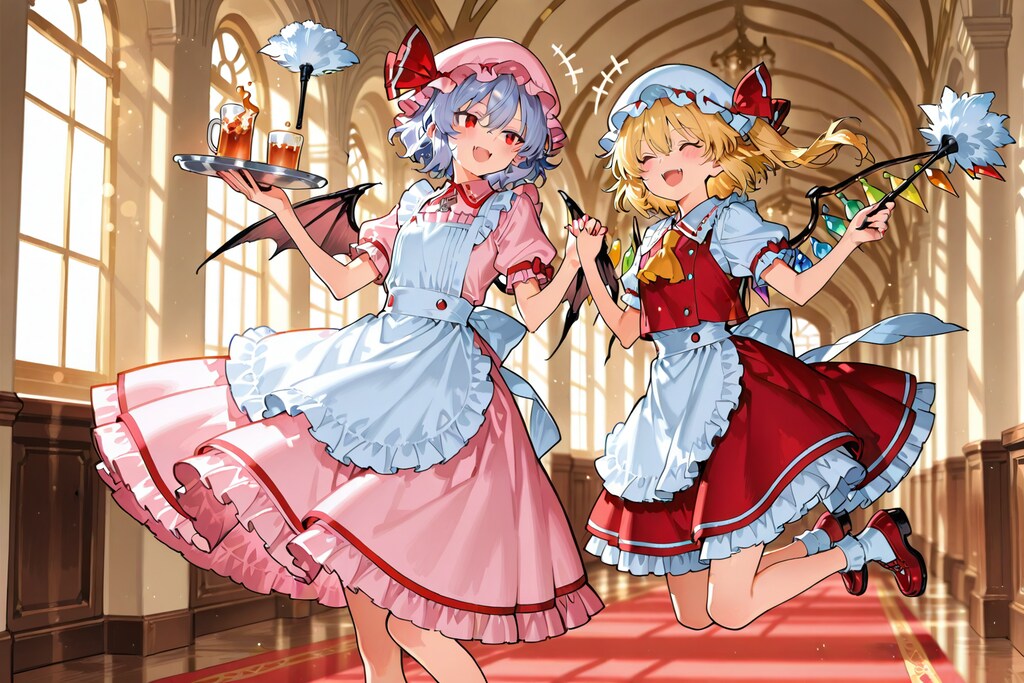 仲良しスカーレット姉妹