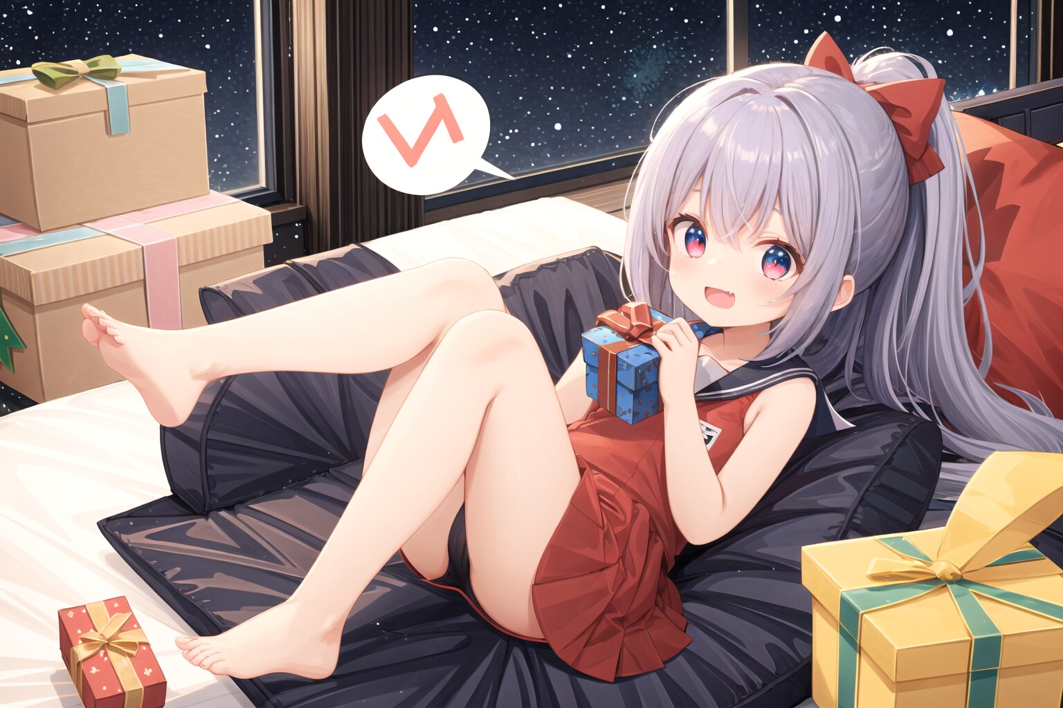 私 身体が小さくなって 子供になっちゃった♥️