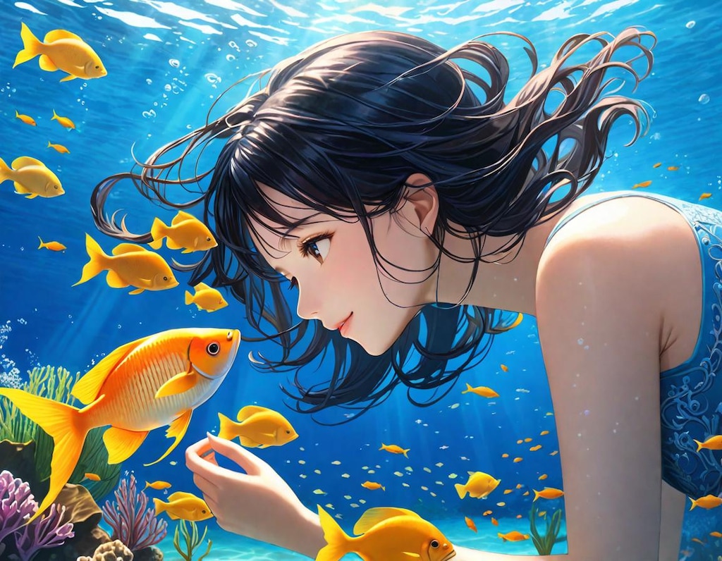 水中世界にこんにちは