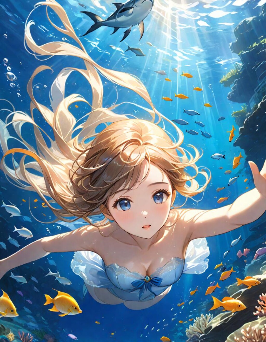 水中世界にこんにちは
