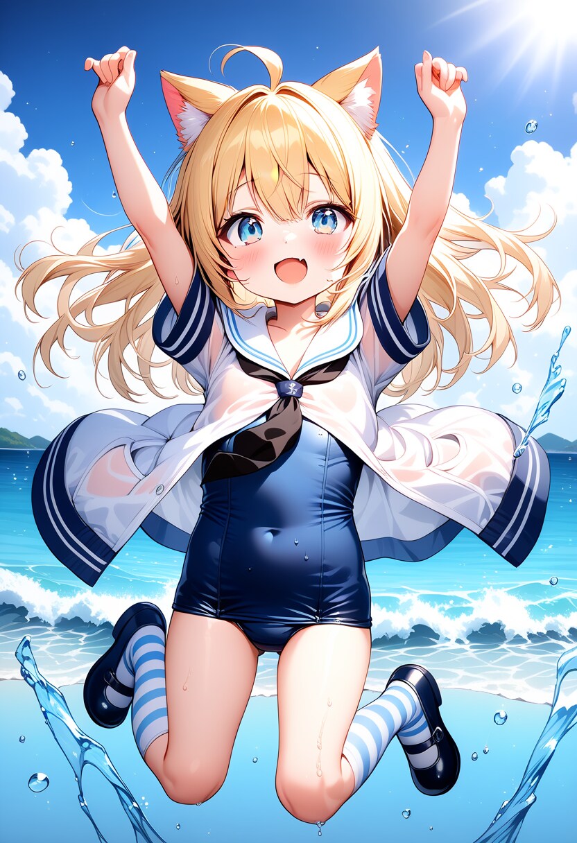 ネコミミセーラースクミズ