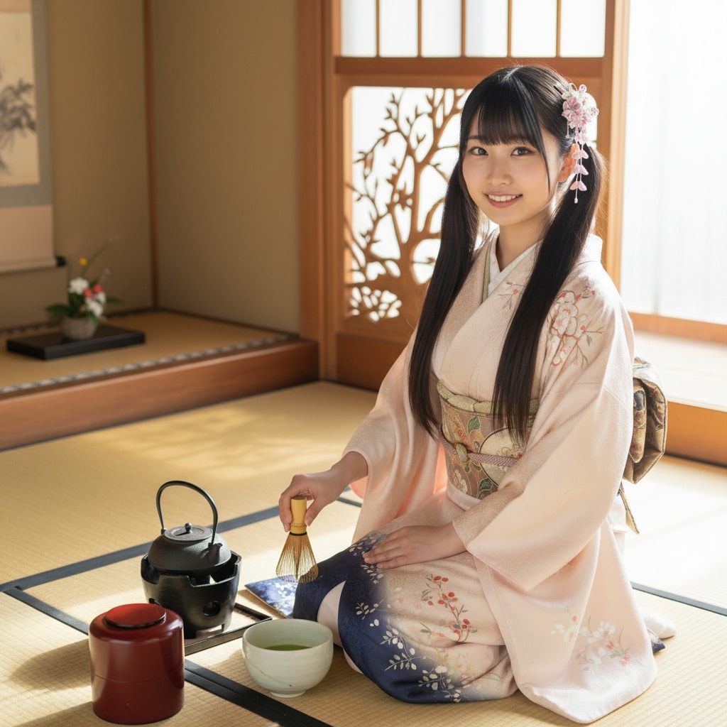 黒ツイさん。抹茶