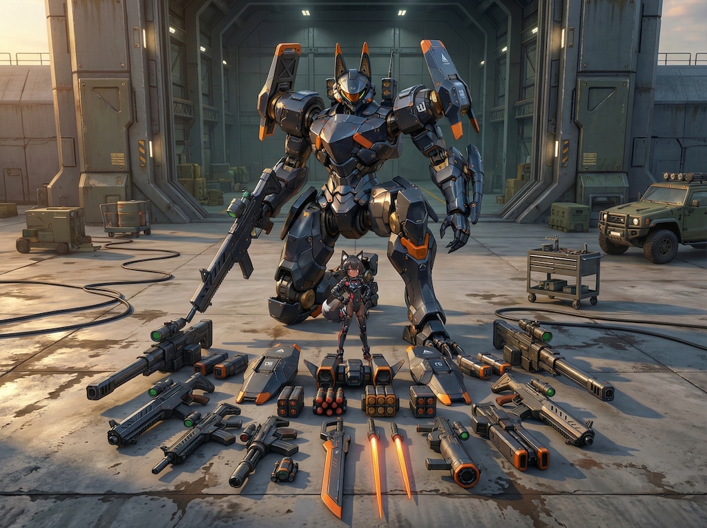 ブラックフォックスロボパイウェポンロードディスプレイ