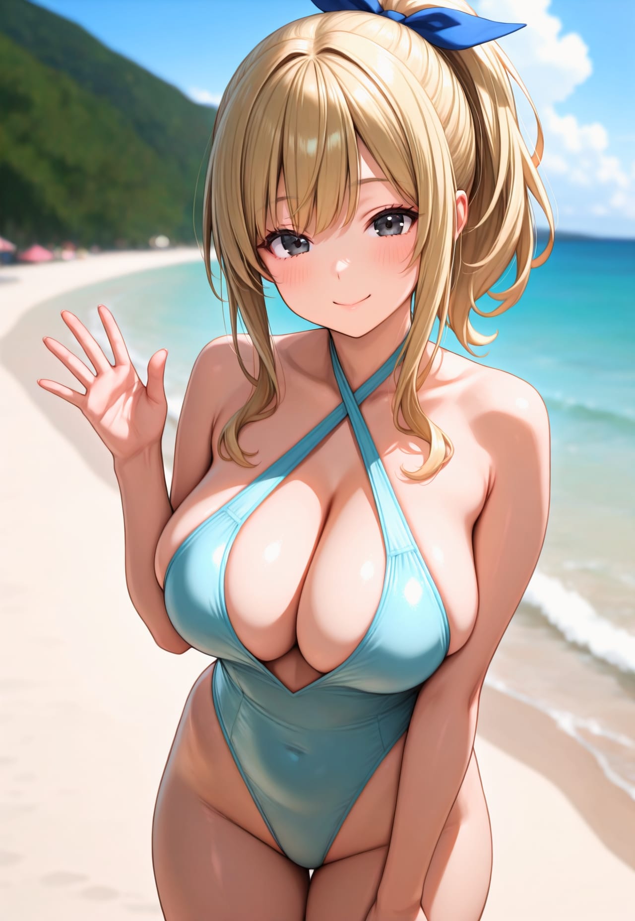 1706（水色の水着）