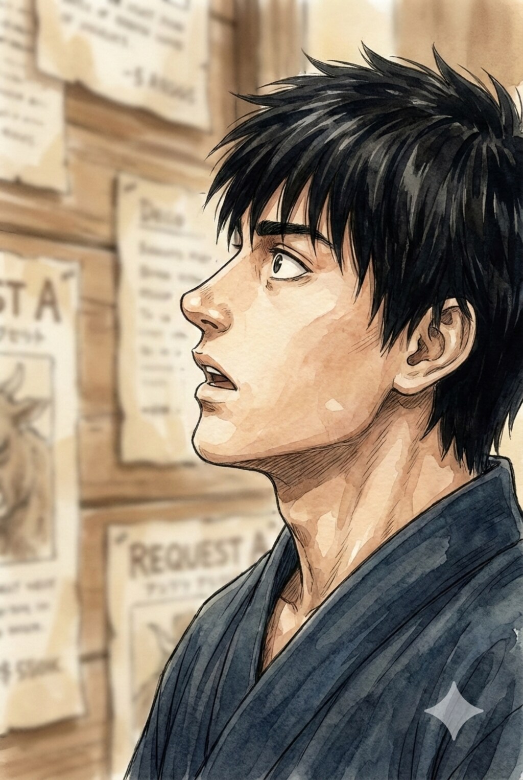 遠く離れた砂漠の街で出会ったSランク依頼書。「ここで終わろう…」