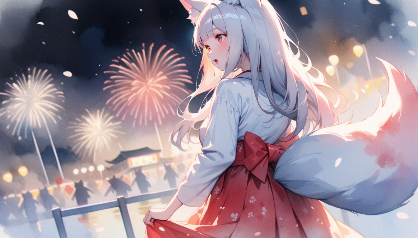 祭りと花火