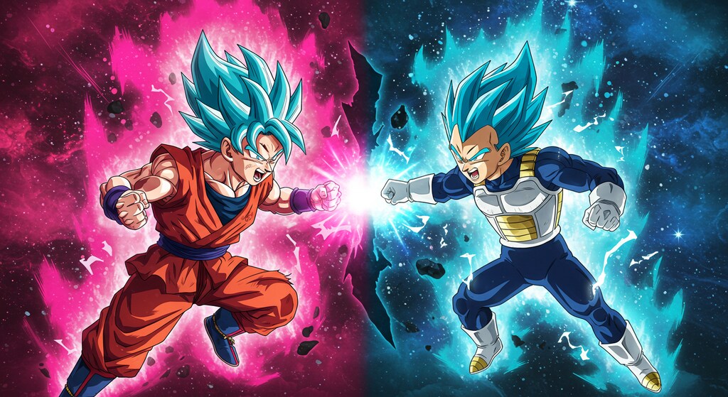 孫悟空とベジータ