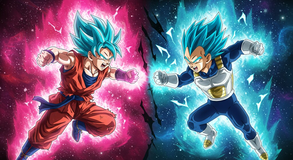 孫悟空とベジータ