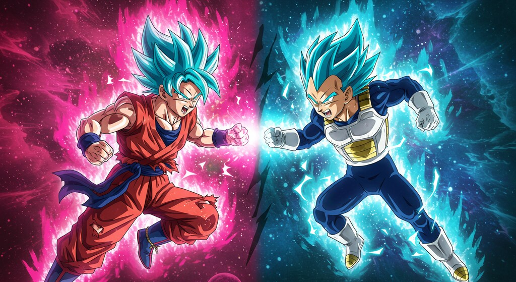 孫悟空とベジータ