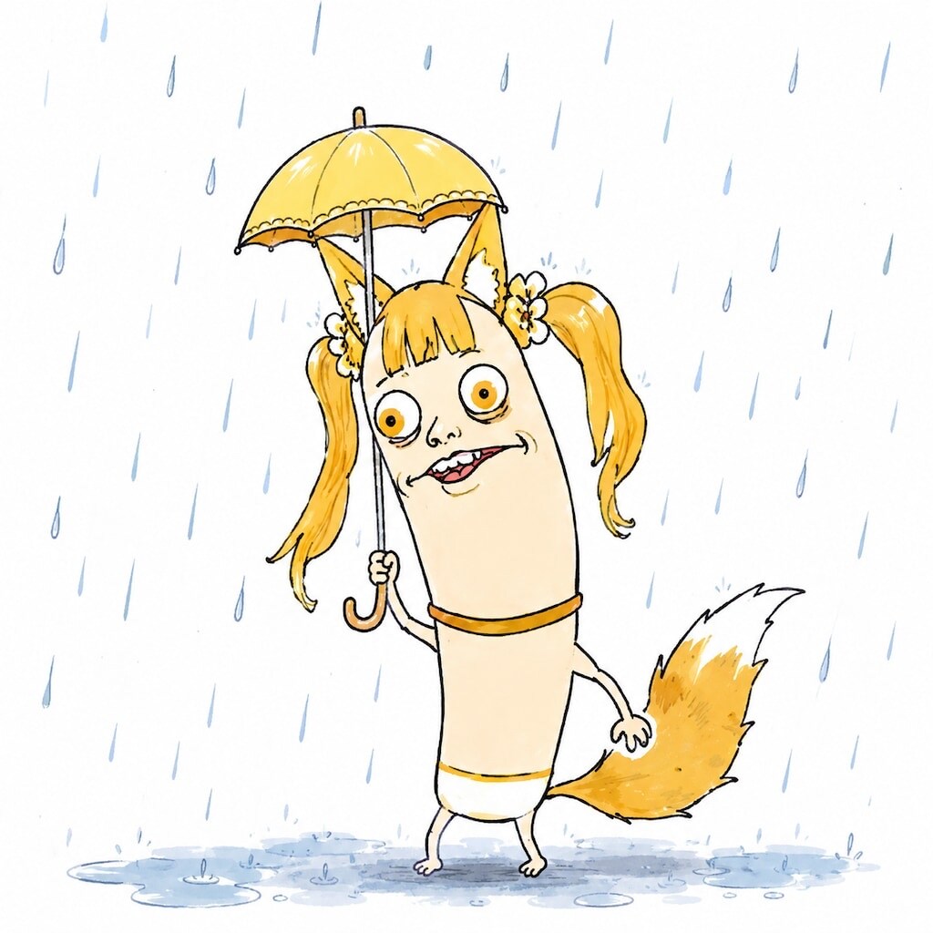 反動のミラ。雨にうたう。 | の人気AIイラスト・グラビア