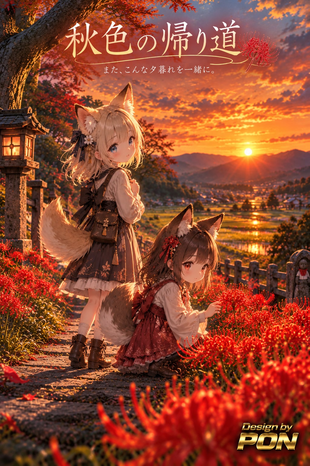 秋色の帰り道