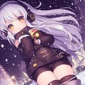 少女と雪の街 4枚目