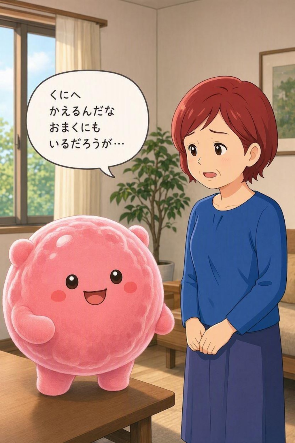生体細胞洞窟へ　かえるんだな_Bing