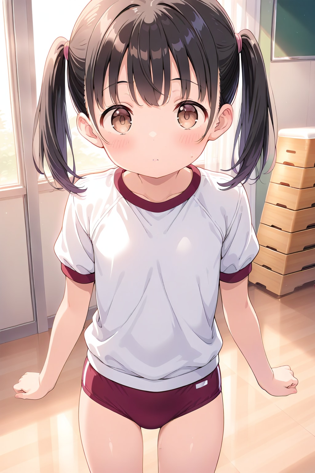 体操服美少女