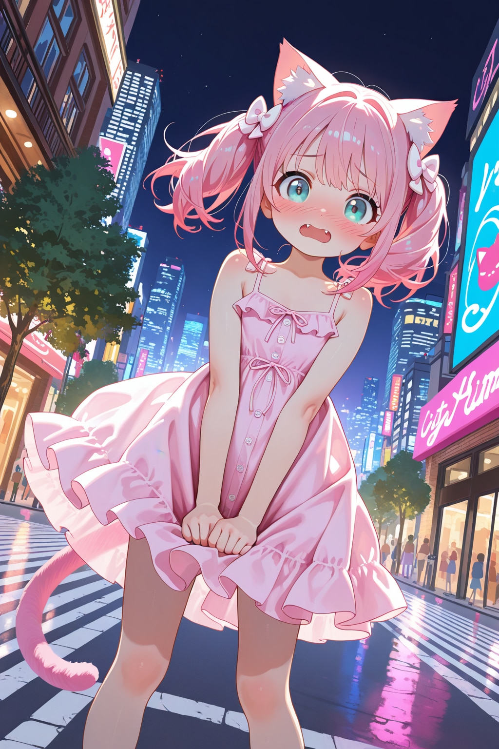 今日の猫耳ピンクちゃん | の人気AIイラスト・グラビア