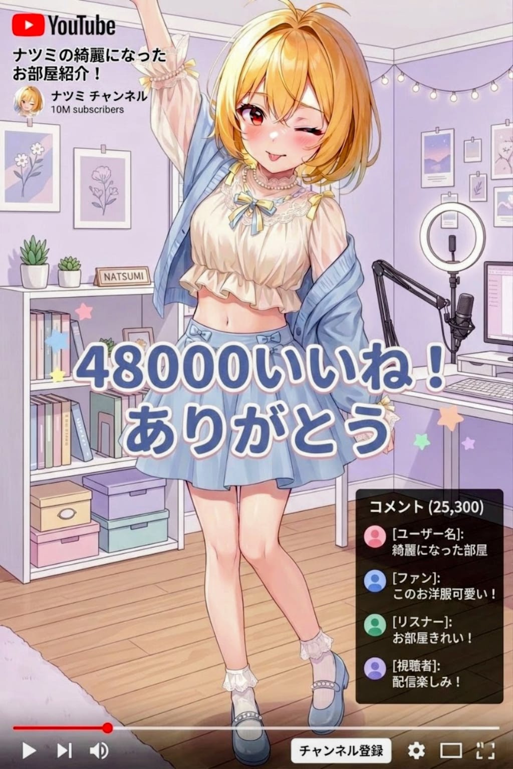 【48000いいね記念！】若い子に負けないナツミ