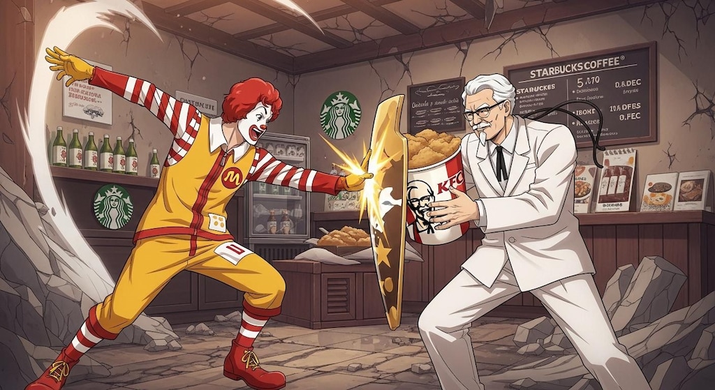 The Dream Match of 🍔VS🍗(Illust)